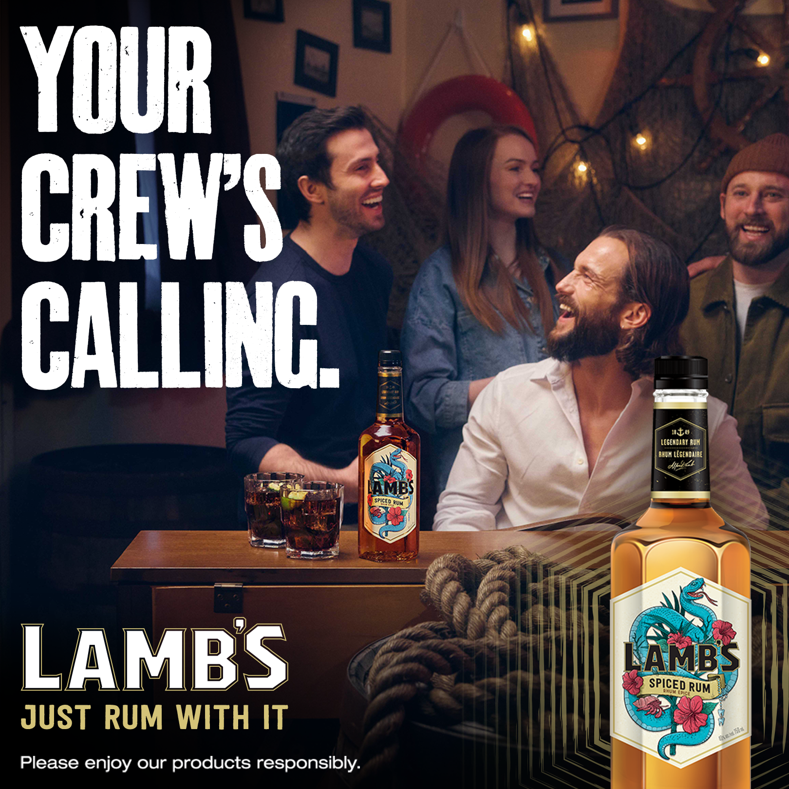 Lamb's Spiced Rum — 700ml