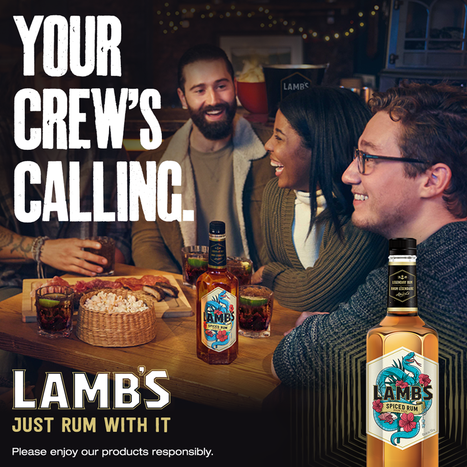 Lamb's Spiced Rum — 700ml