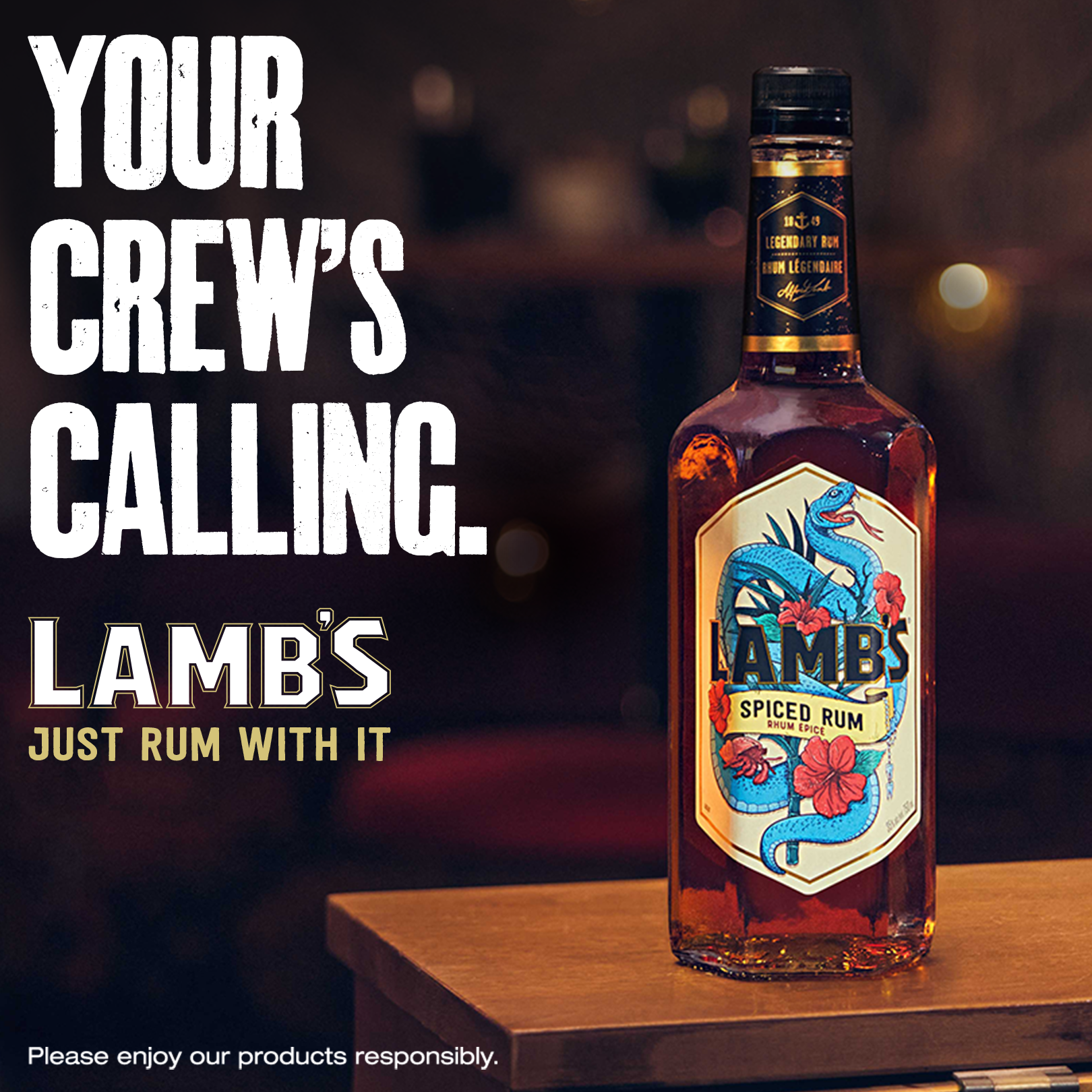 Lamb's Spiced Rum — 700ml