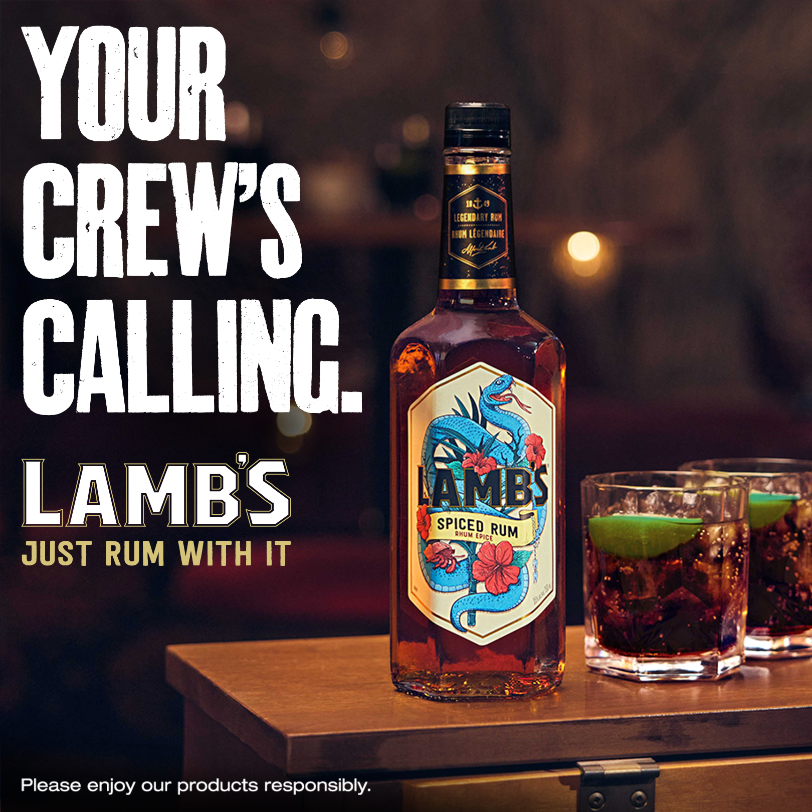 Lamb's Spiced Rum — 700ml
